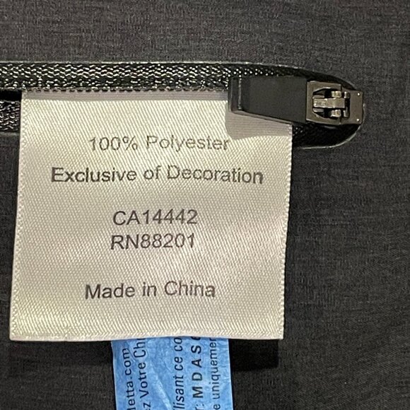 (NEW) MONDETTA Lightweight Wind/Rain Breaker Hooded Jacket, Charcoal - S/P - Picture 10 of 12